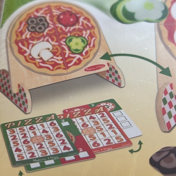 Melissa & Doug Pizza Topping Toss Games/ SEALED - Picture 2 of 11